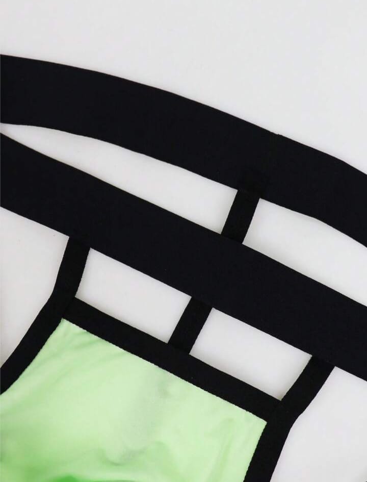 Neon Glow Strap Thong